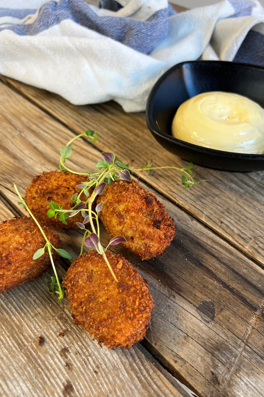 Sprøde kartoffel-kroketter