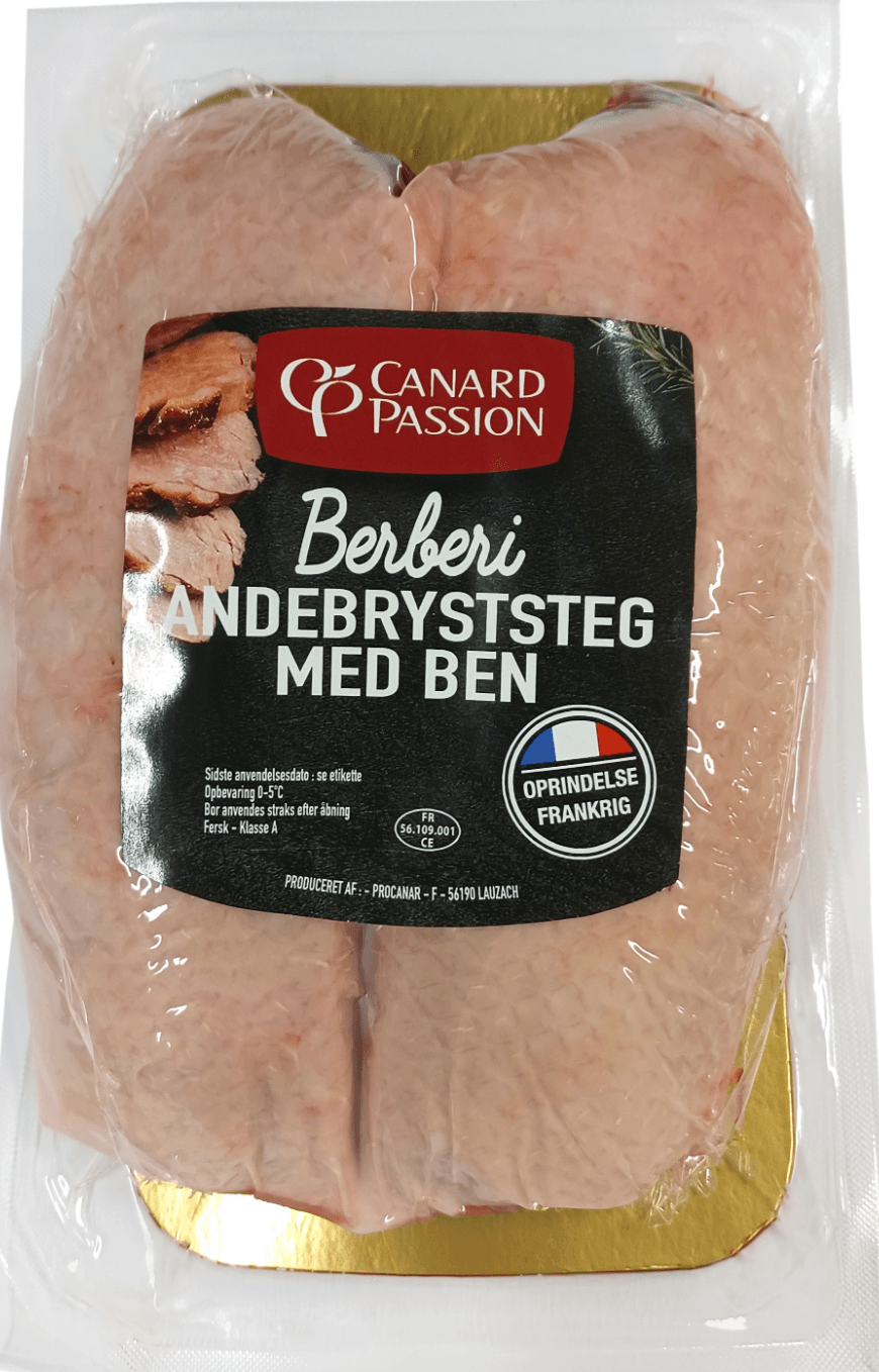 Berberieandebryststeg 500-600 gram