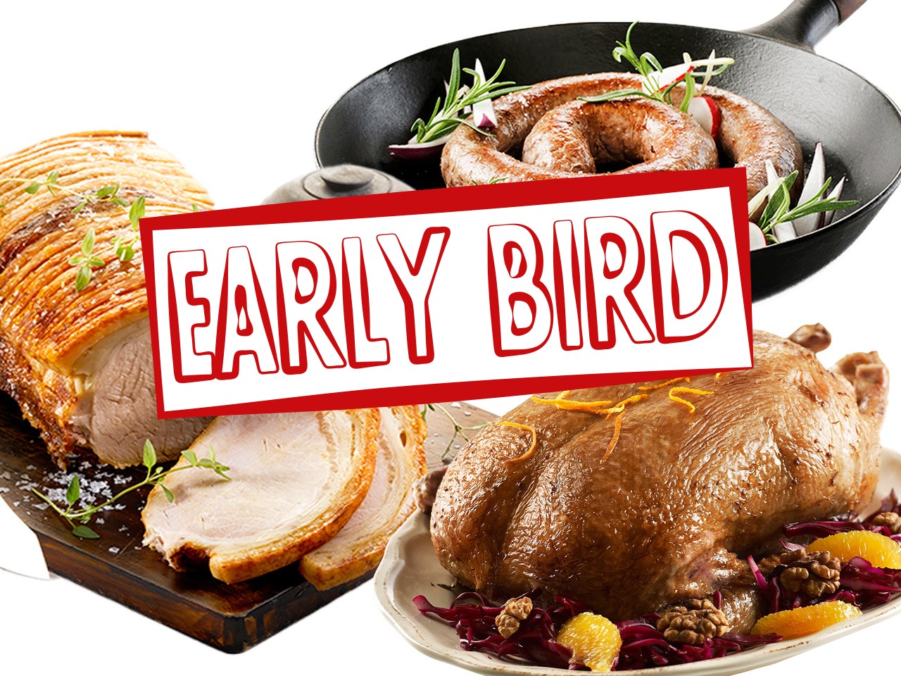 EARLY BIRD - LUKSUS JULE KØDPAKKE