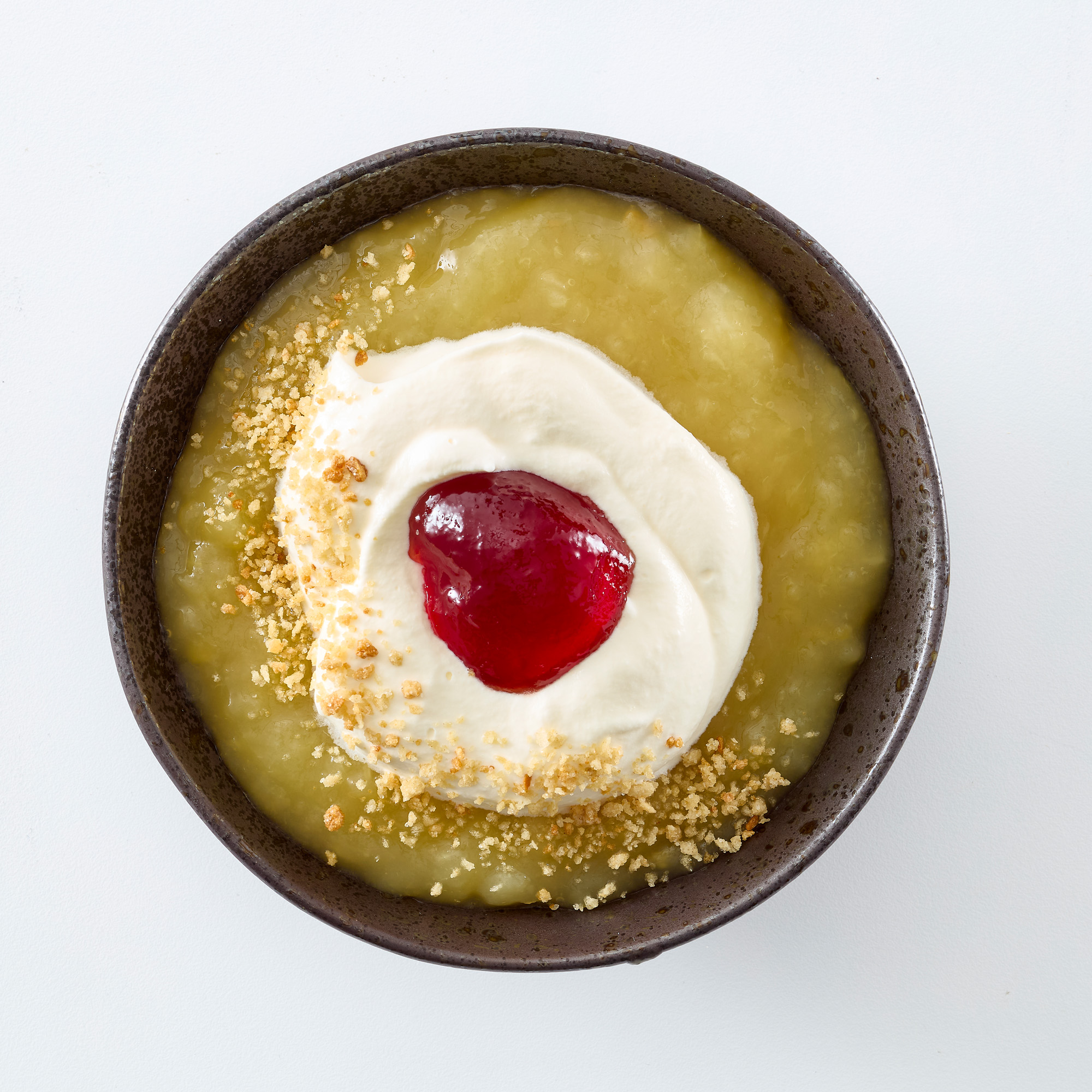 Æblekage med kagerasp