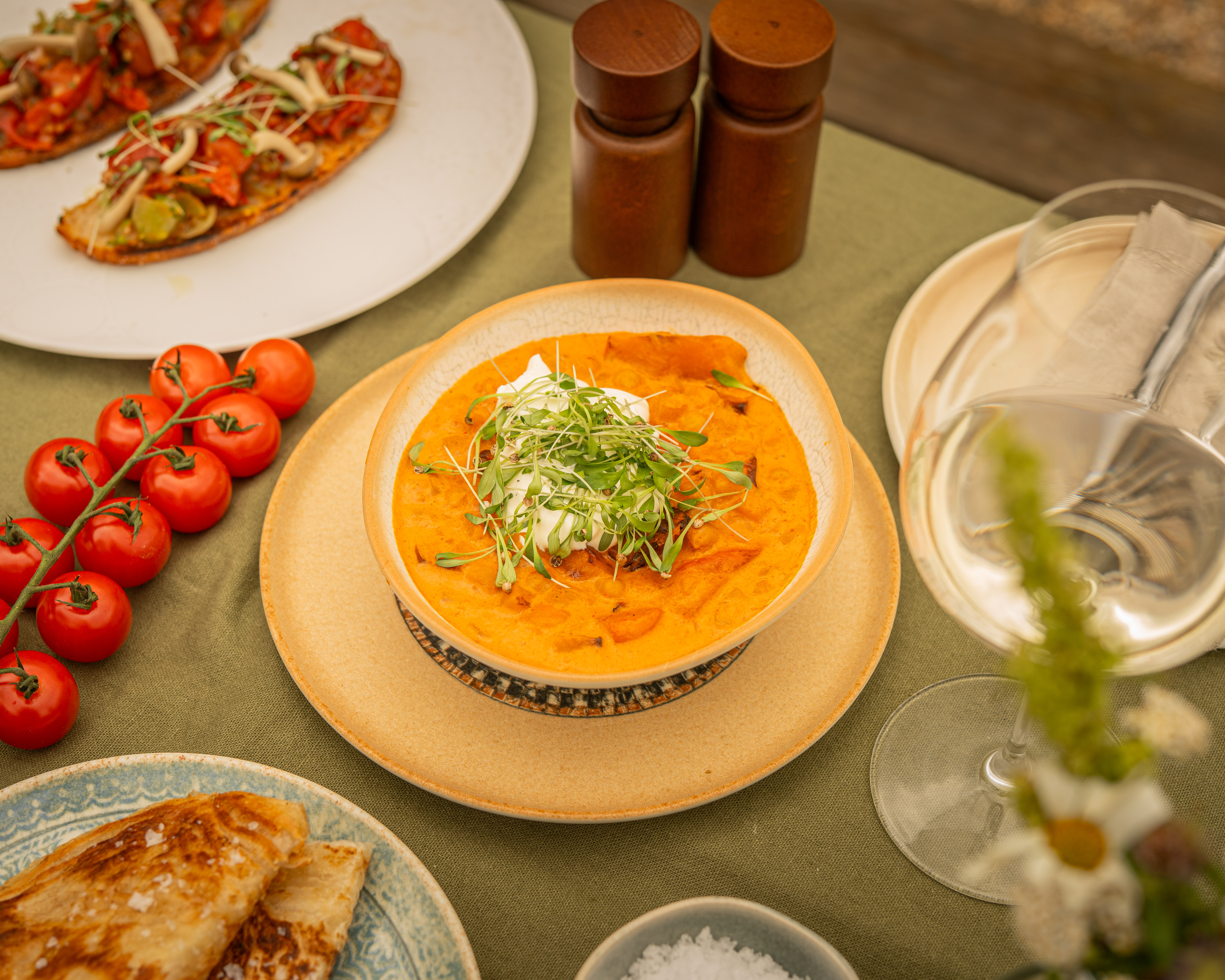 Veganer Menu