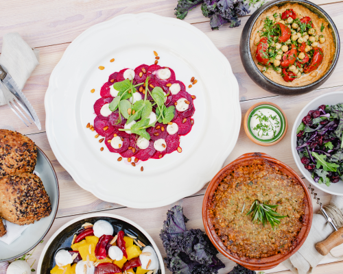 Vegansk menu (gluten- og laktosefri)