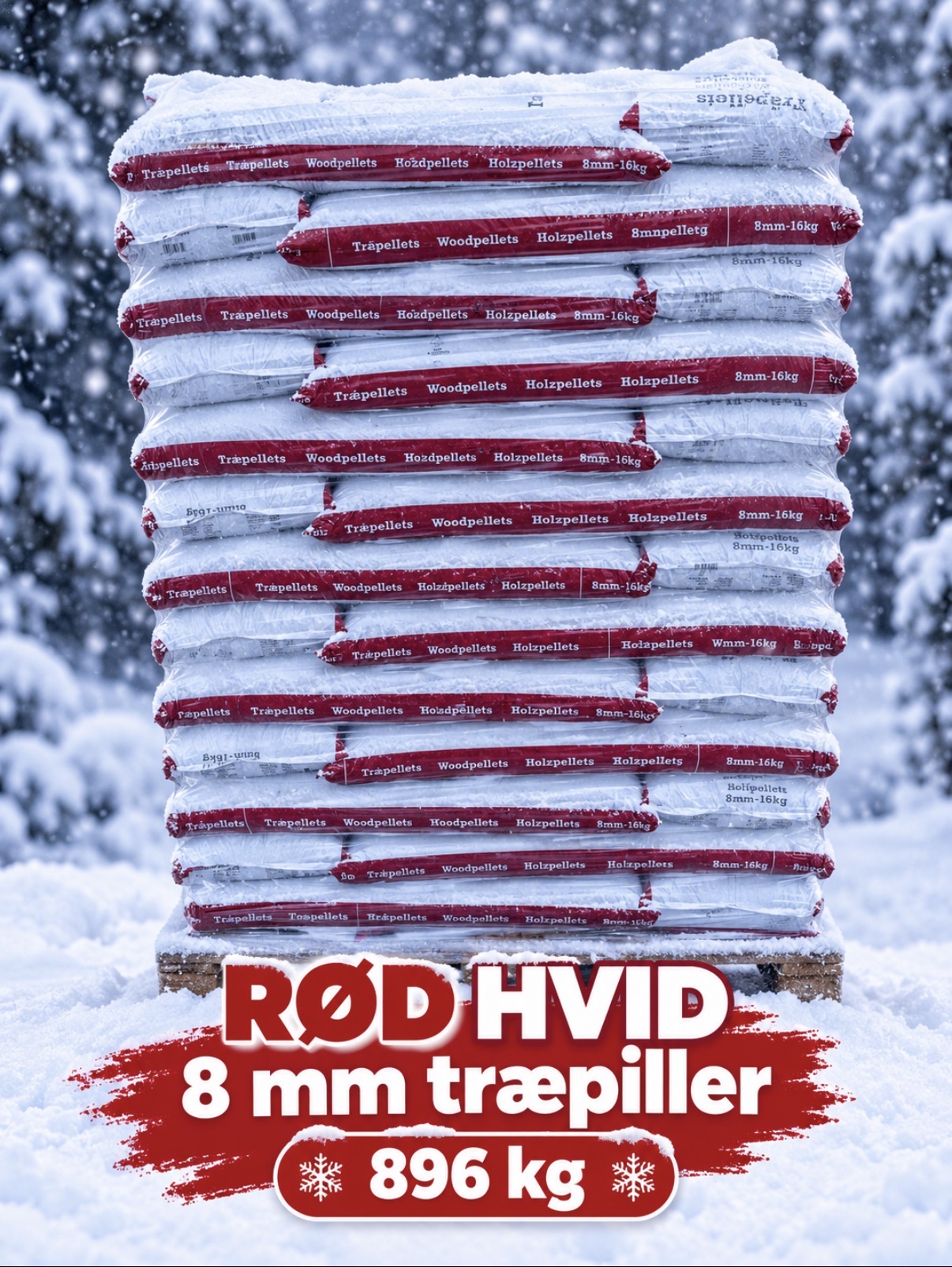 Rød/Hvid 8 mm. 896 kg.
