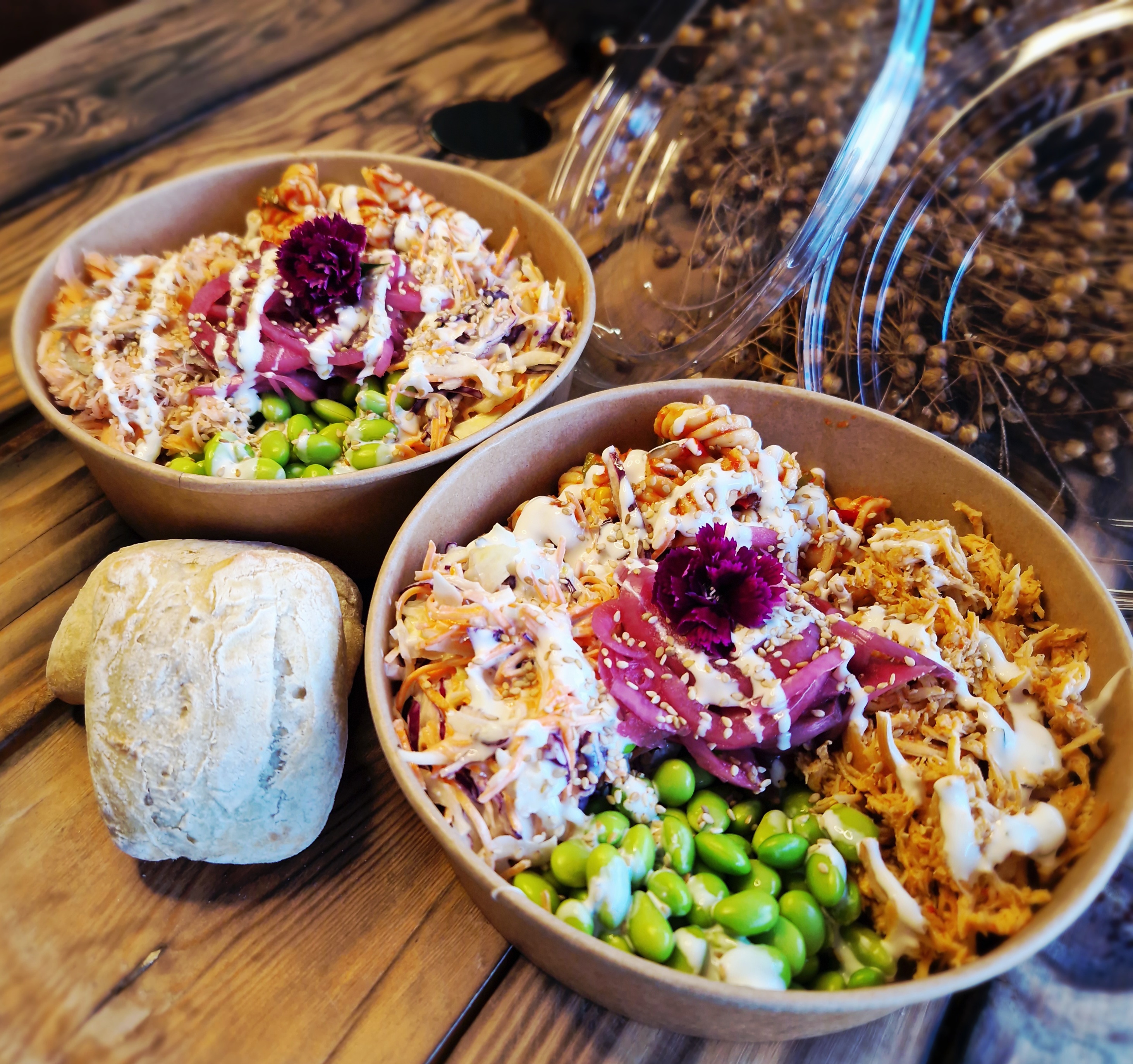 Poke Bowl inklusive tilbehør og Bowl