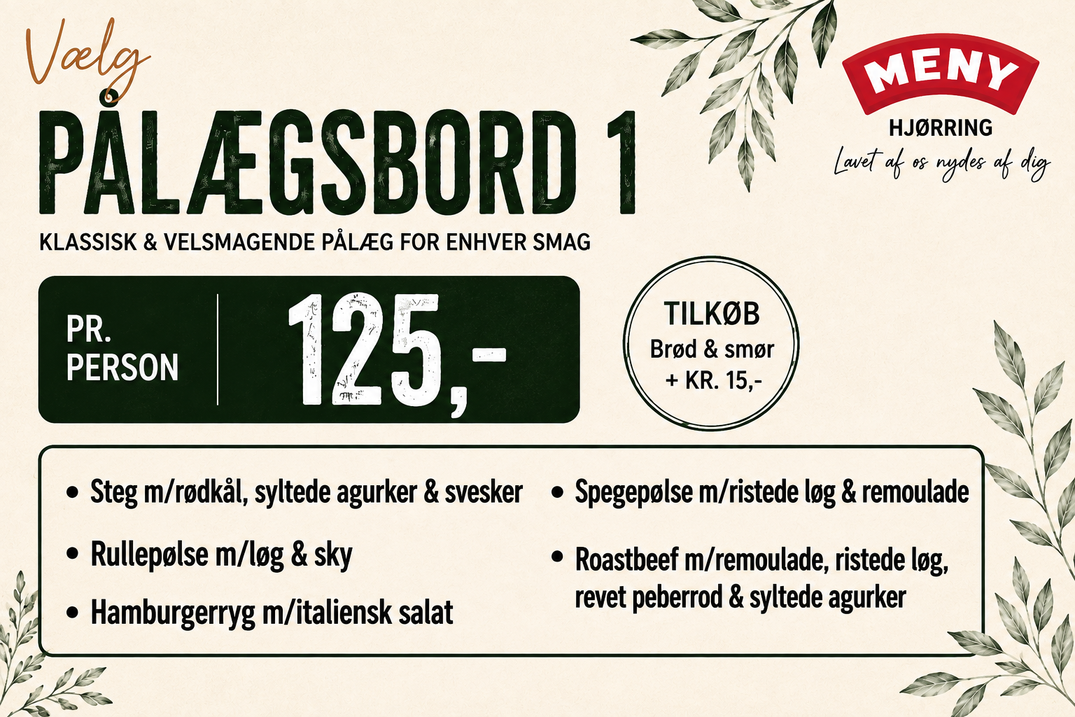Pålægsbord 1