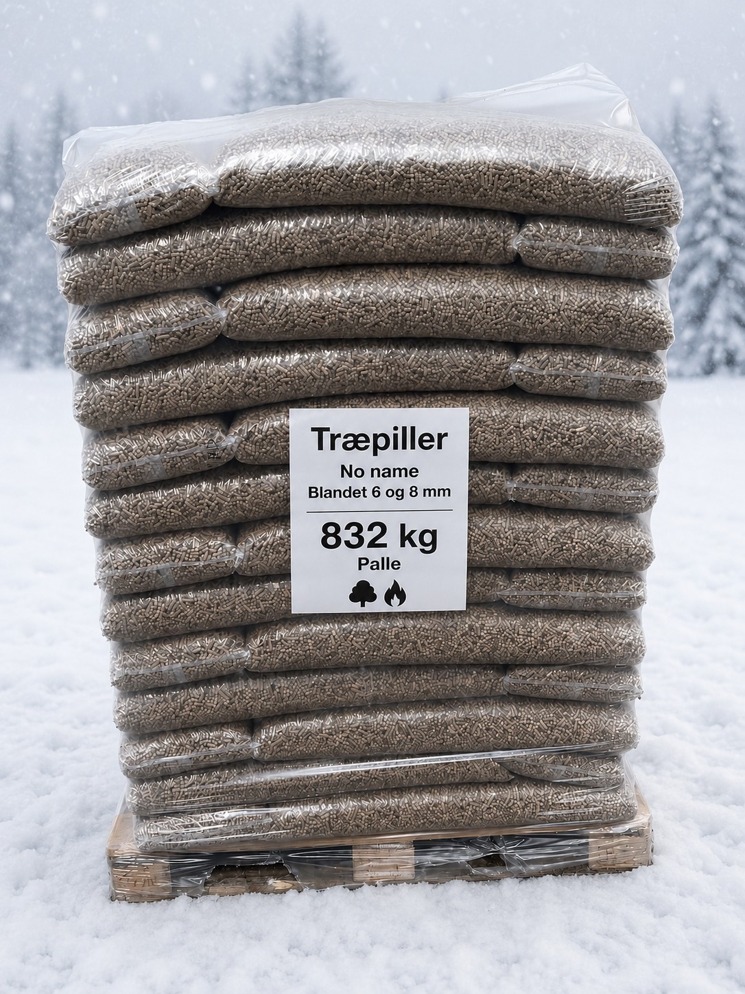 No Namne blandet 6 & 8mm 832 kg.