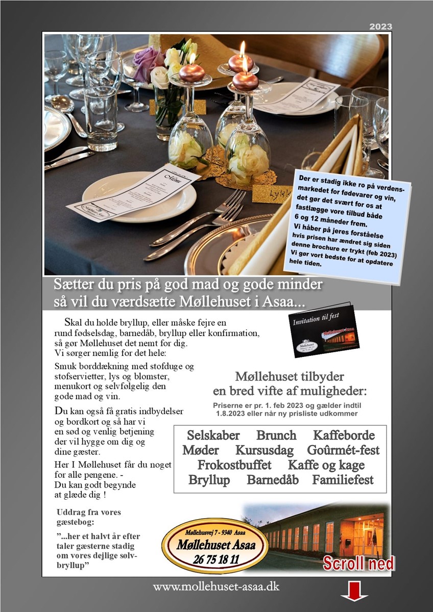 Fest i Møllehuset