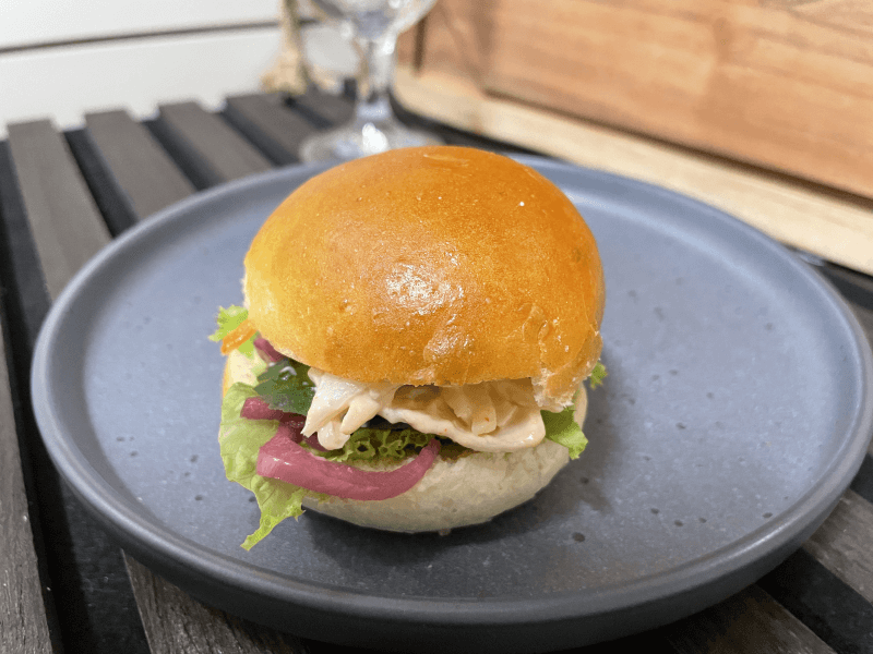 Sliders med Krabbesalat 