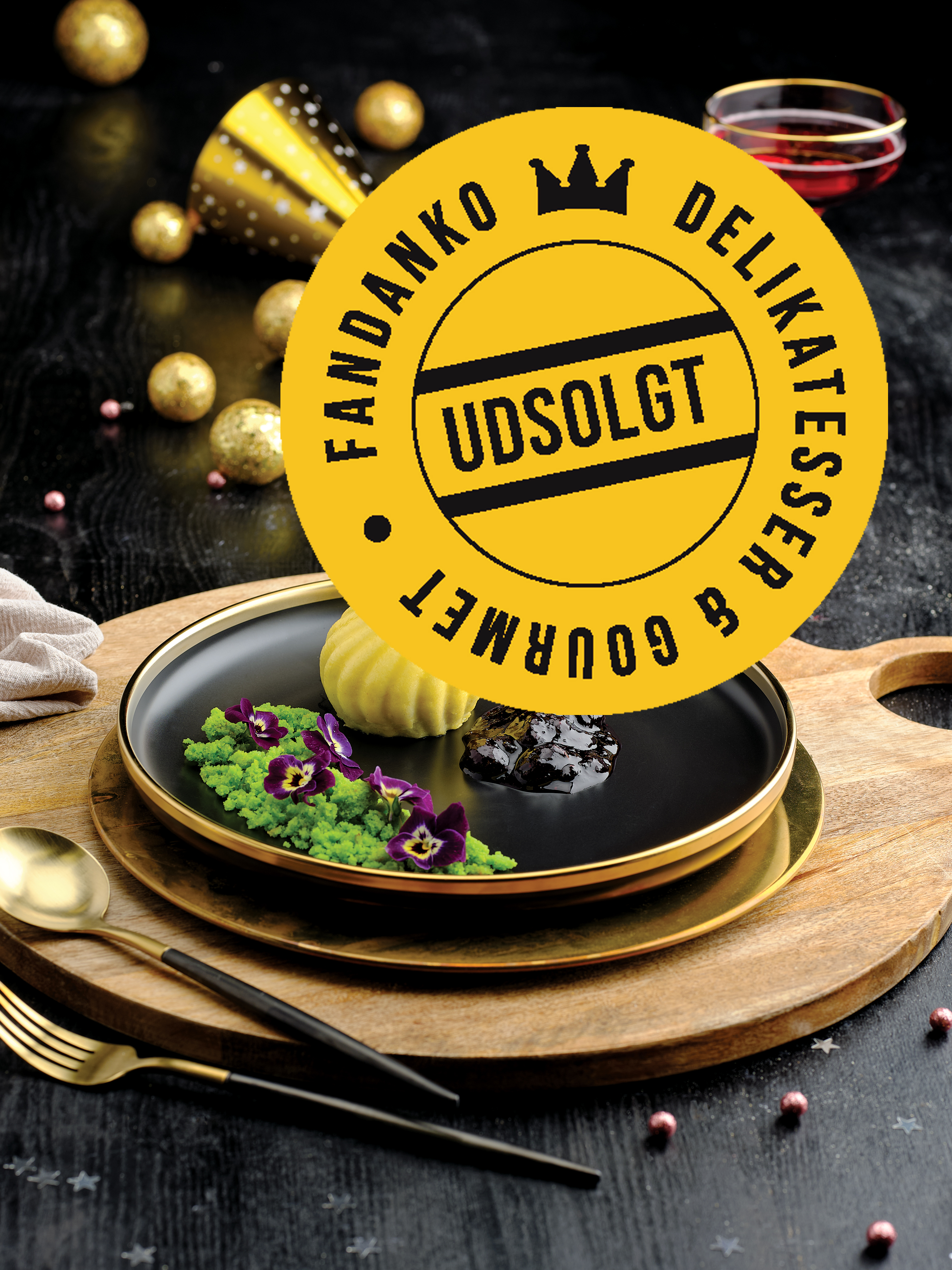 Vegetarisk nytårsmenu 