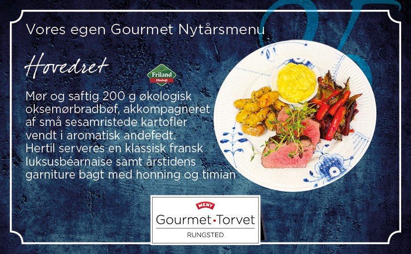 Gourmet Nytårsmenu 4 retter