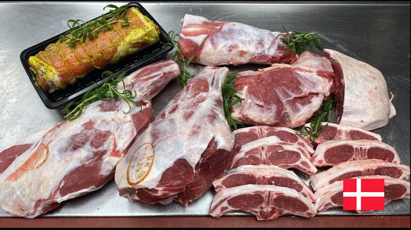 1/2 fersk dansk lam finparteret