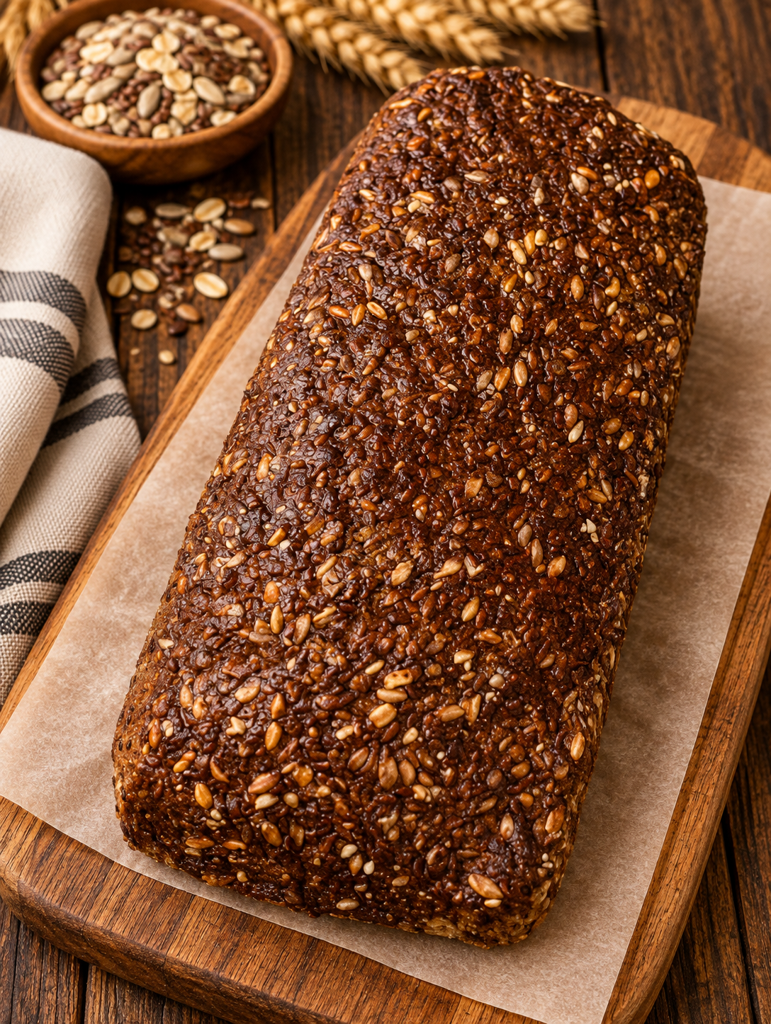 Fuldkorns Rugbrød