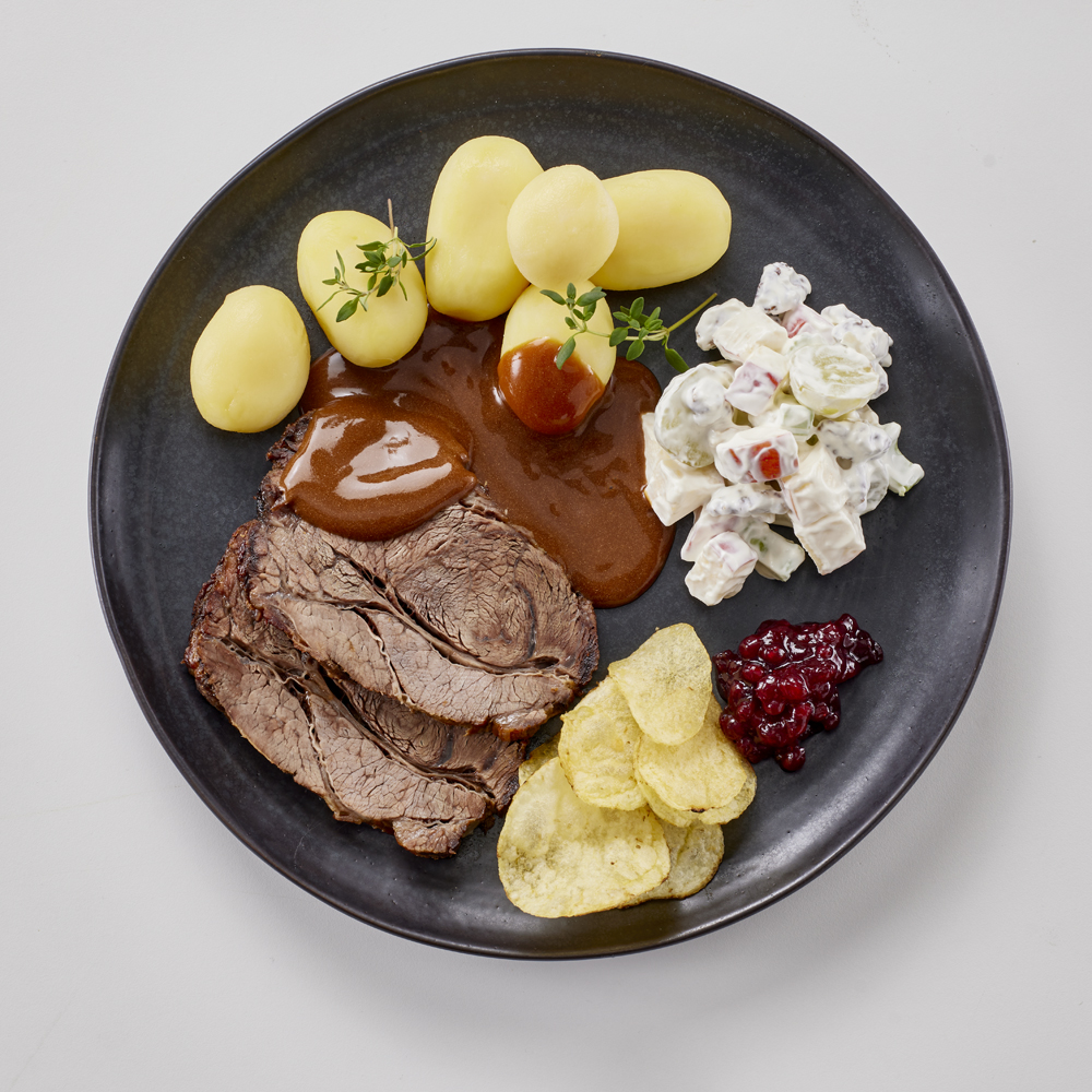 Kalvesteg af tykkam stegt som vildt