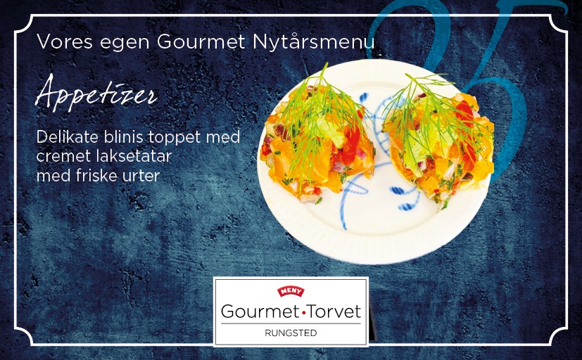 Gourmet Nytårsmenu 4 retter