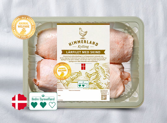 Lårfilet med skind 400g