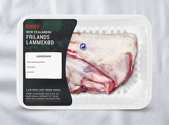 Omhu lammeskank 2 stk. 800 G