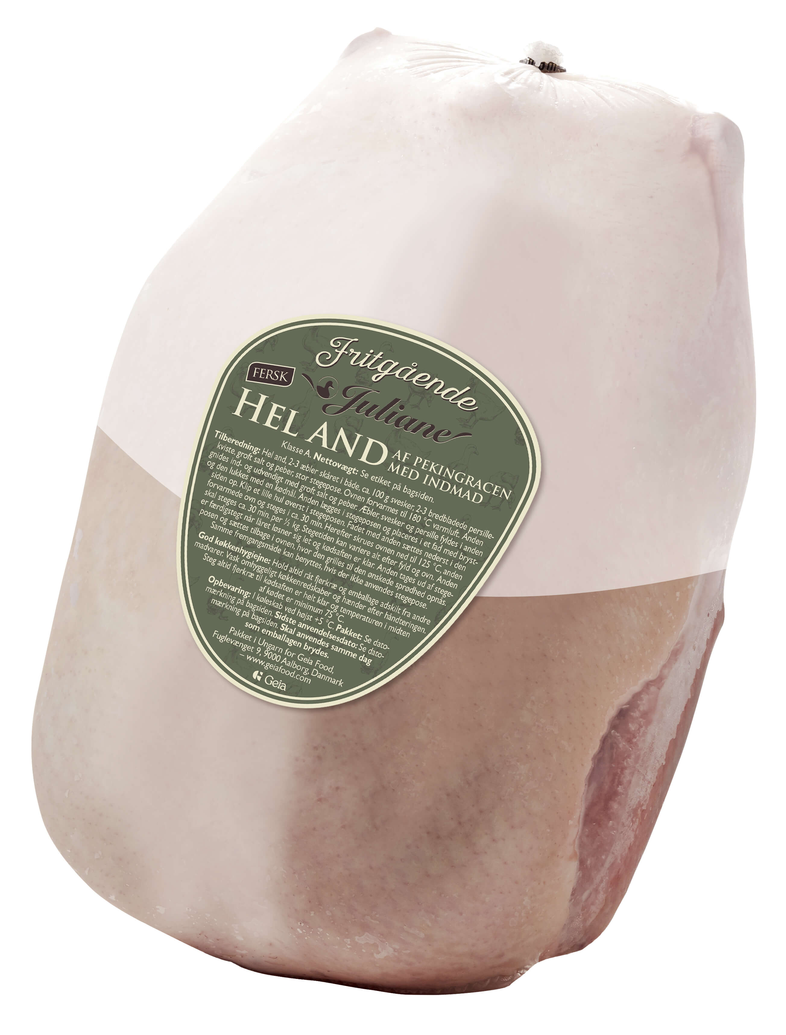 Juliane fritgående pekingand minimum 2,8-3,2 kg