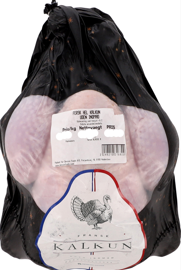 Fersk friskslagtet kalkun