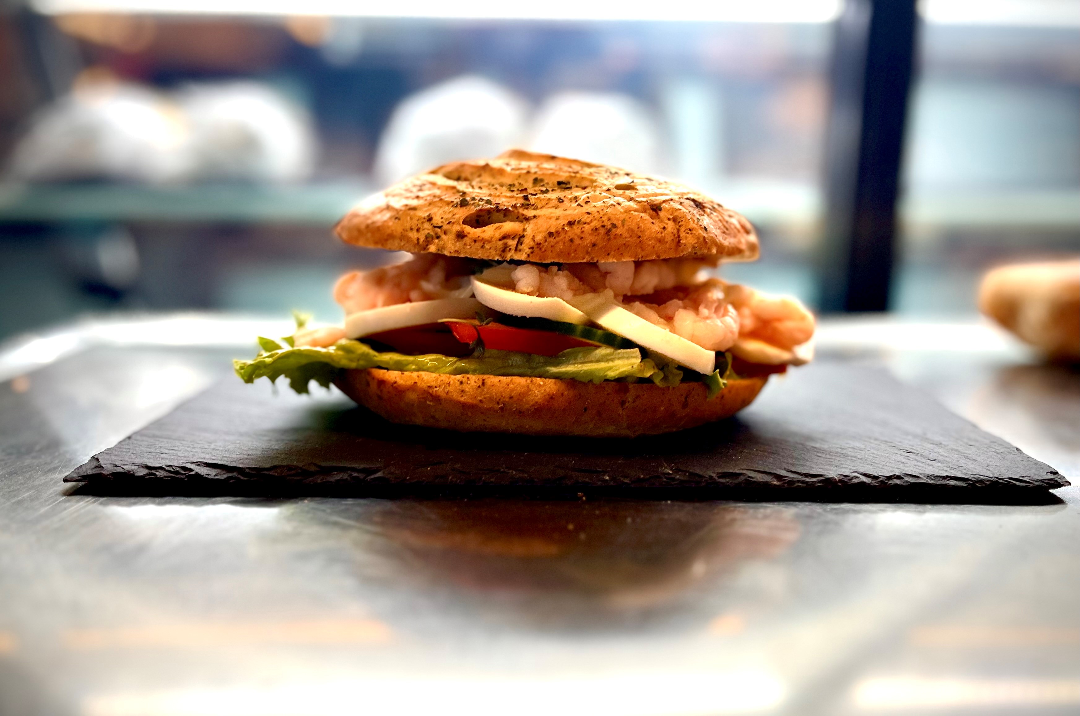 Sandwich m/æg & rejer