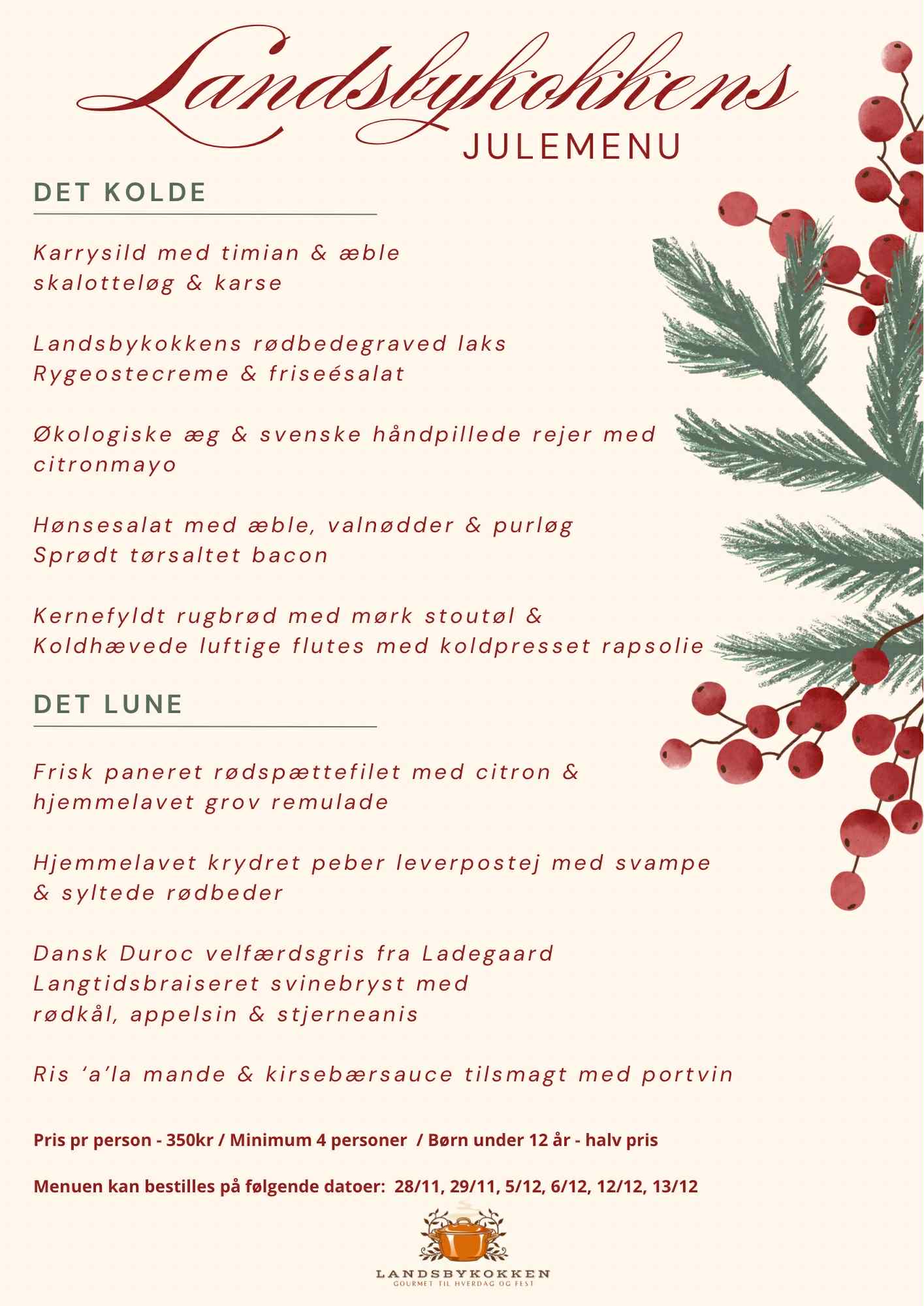 Landsbykokkens Julemenu