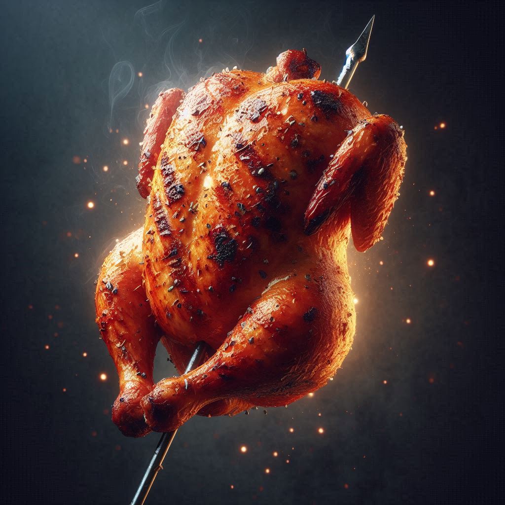 1/1 Flammegrillet BBQ Kylling