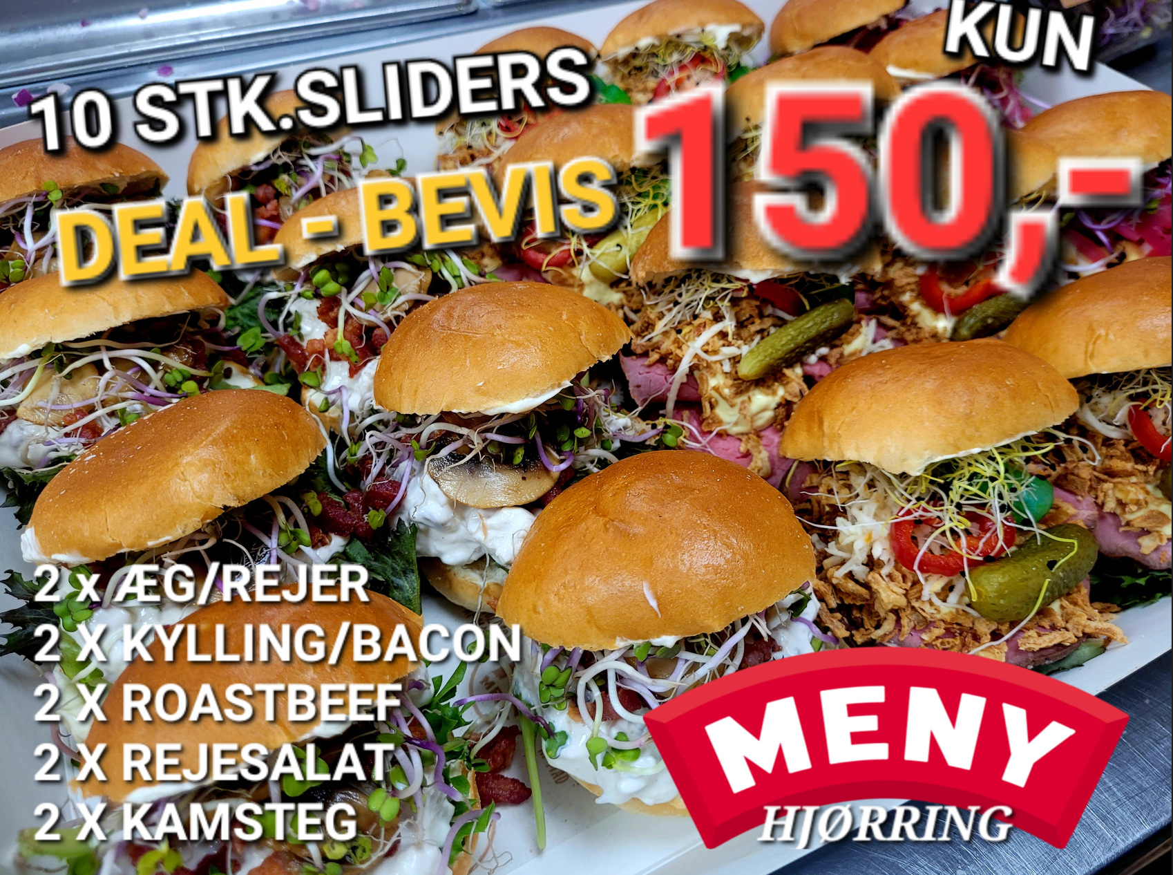 Sliders 10 stk