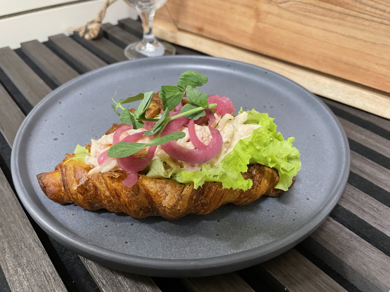 Croissant med Krabbesalat