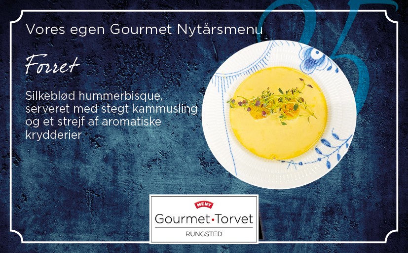 Gourmet Nytårsmenu 4 retter
