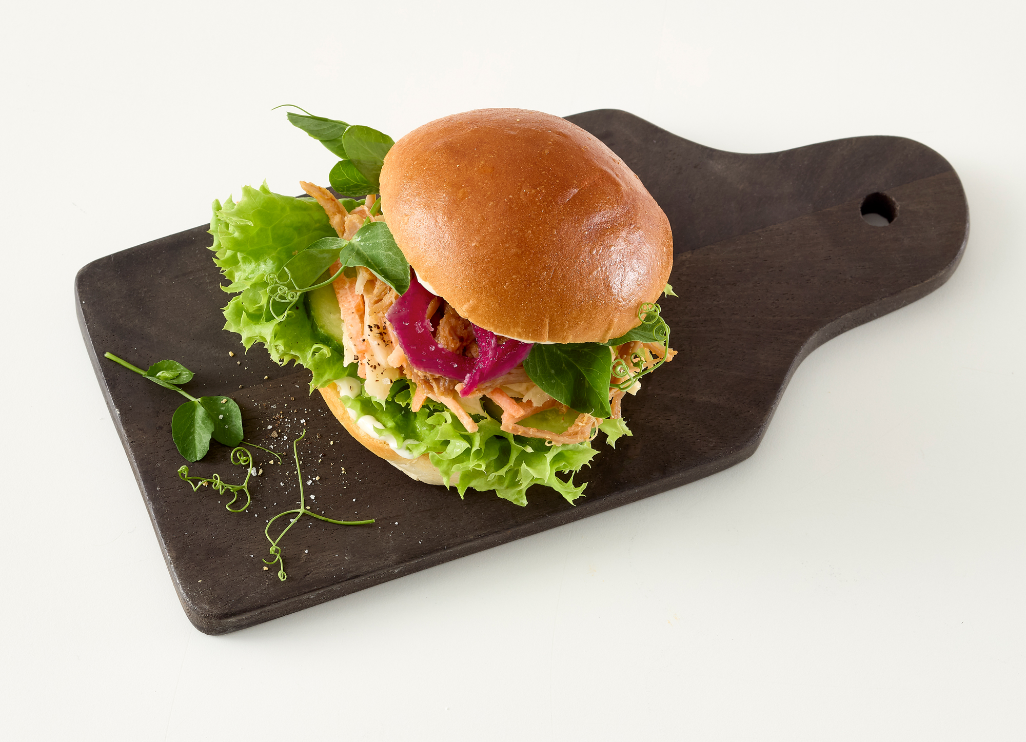 Slider med pulled pork